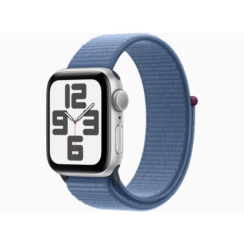 【ラッピング可】【即日発送】【国内版】【新品】Apple Watch SE 第2世代 GPSモデル 40mm MRE33J/A シルバー/ウインターブルースポーツループ