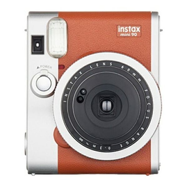 【ラッピング可】【新品 箱不良・シュリンク破れ品】FUJIFILM 富士フイルム インスタントカメラ instax mini 90 チェキ ネオクラシック ブラウン