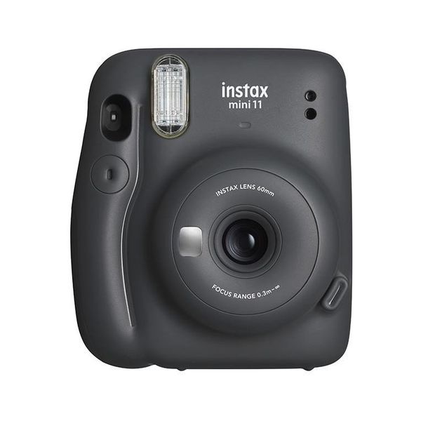 【ラッピング可】【新品 箱不良・シュリンク破れ品】FUJIFILM フジフイルム インスタントカメラ チェキ instax mini11 チャコールグレー