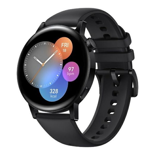 【ラッピング可】【即日発送】【新品】HUAWEI ファーウェイ HUAWEI WATCH GT3 42mm/Black Fluoroelastomer ブラックフルオロエラストマー