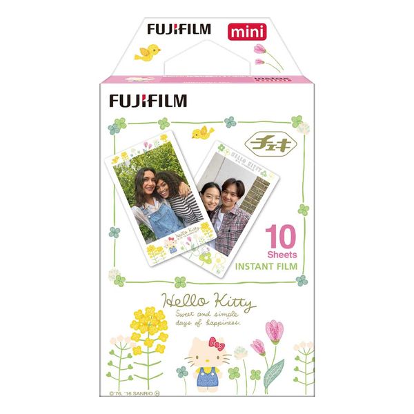 【新品】FUJIFILM 富士フイルム インスタントカラーフィルム instax mini キティ 10枚入り ポスト投函便・代引き不可・メール便