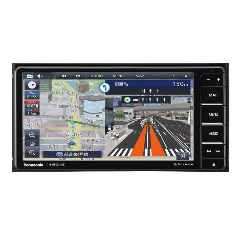 【即日発送】【新品 箱不良・シュリンク破れ品】Panasonic パナソニック カーナビ ストラーダ CN-HE02WD