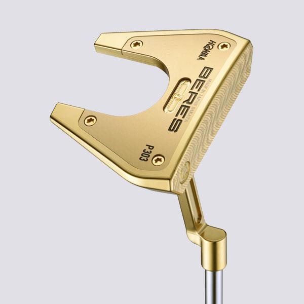 【即日発送】【新品】HONMA 本間 ベレス P308 金メッキ パター