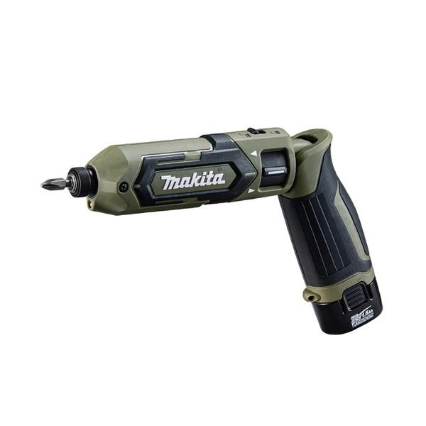 【ラッピング可】【即日発送】【新品】makita マキタ 充電式ペンインパクトドライバ バッテリ2本・充電器・アルミケース付 TD022DSHXO オリーブ