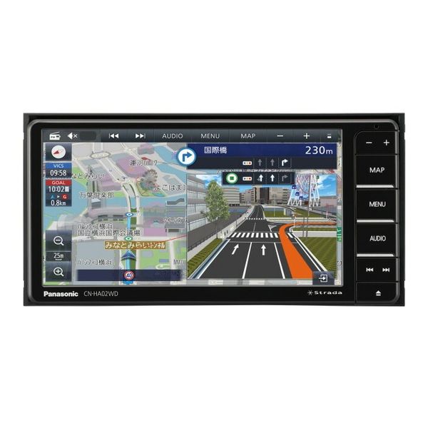 【即日発送】【新品 箱不良・シュリンク破れ品】Panasonic パナソニック 7V型ワイド カーナビ ストラーダ CN-HA02WD