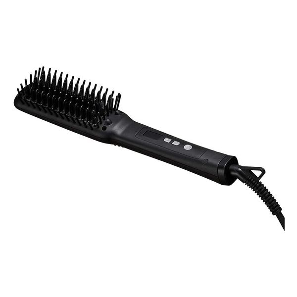 【新品】SALONIA サロニア ヘアアイロン ストレートヒートブラシ SL-012BKS