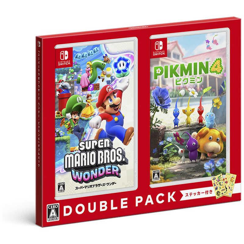 【ラッピング可】【メール便】【新品】任天堂 Nintendo Switch ゲームソフト スーパーマリオブラザーズワンダー・ピクミン4ダブルパック