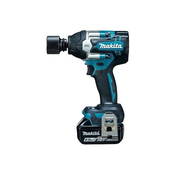 【即日発送】【新品 保証開始済み品】makita マキタ 充電式インパクトレンチ 18V (6.0Ahバッテリ×2個・充電器・ケース付き) ※ソケット別売 TW700DRGX 青