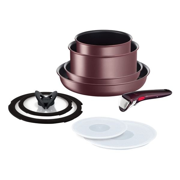 【新品】T-fal ティファール インジニオ ネオ IHマロンブラウン アンリミテッド フライパン9点セット L38591