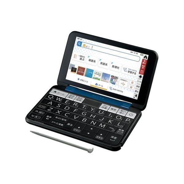 【即日発送】【新品 箱不良・シュリンク破れ品】SHARP シャープ カラー電子辞書 Brain 英語強化 高校生モデル PW-S1-K ネイビー系