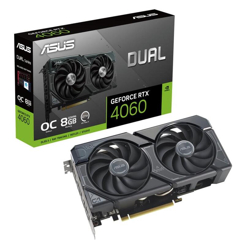 【新品】ASUS エイスース グラフィックボード DUAL-RTX4060-O8G