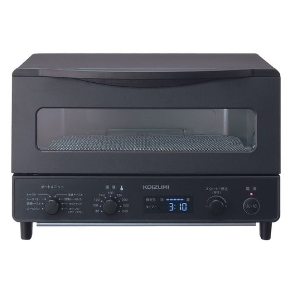 【新品】KOIZUMI コイズミ オーブントースター KOS-1236-K ブラック
