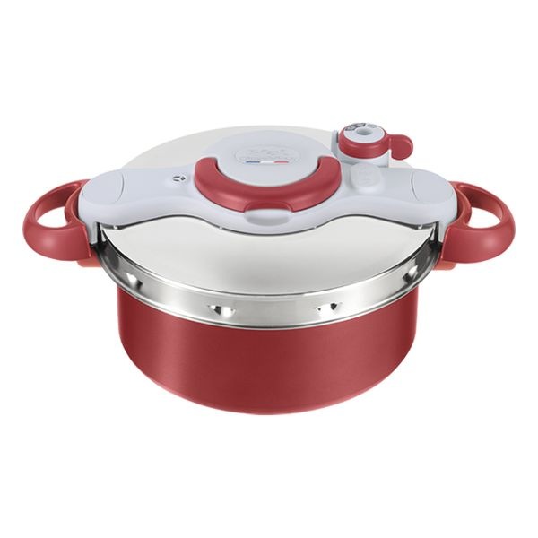 【即日発送】【新品 箱不良・シュリンク破れ品】T-fal ティファール 圧力鍋 クリプソ ミニット デュオ ルージュ 5.2L P4705132