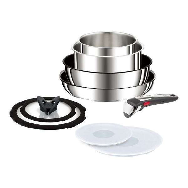 【即日発送】【新品 箱不良・シュリンク破れ品】T-fal ティファール フライパンセット インジニオ・ネオ IHステンレス・アンリミテッド セット9 L97090 シルバー