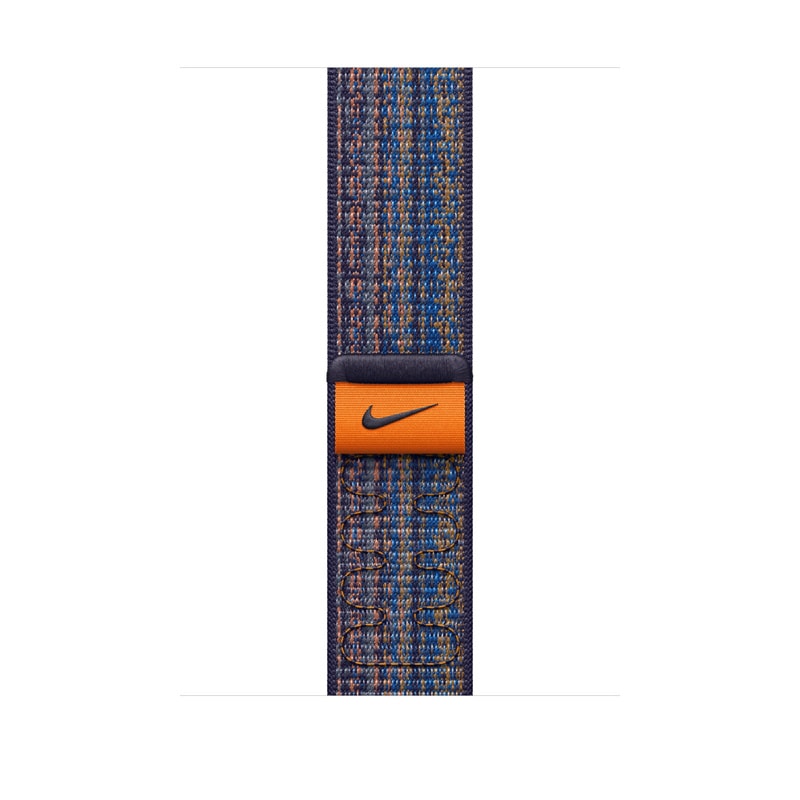 【ラッピング可】【即日発送】【国内版】【新品】Apple Watch 45mmケース用 Nikeスポーツループ ゲームロイヤル/オレンジ MTL53FE/A
