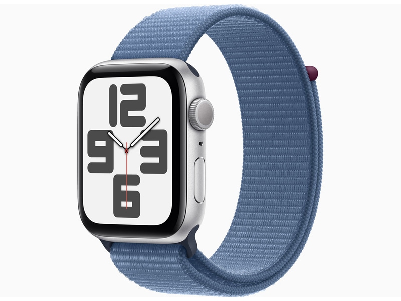 【ラッピング可】【即日発送】【国内版】【新品】Apple Watch SE 第2世代 （GPSモデル）- 44mmシルバーアルミニウムケースとウインターブルースポーツループ MREF3J/A