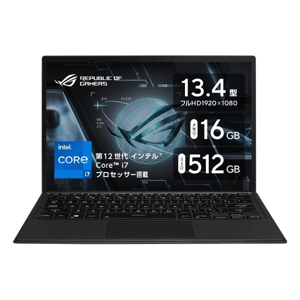 【新品】ASUS エイスース ゲーミングノートパソコン ROG Flow シリーズ GZ301ZC-I7R3050 ブラック