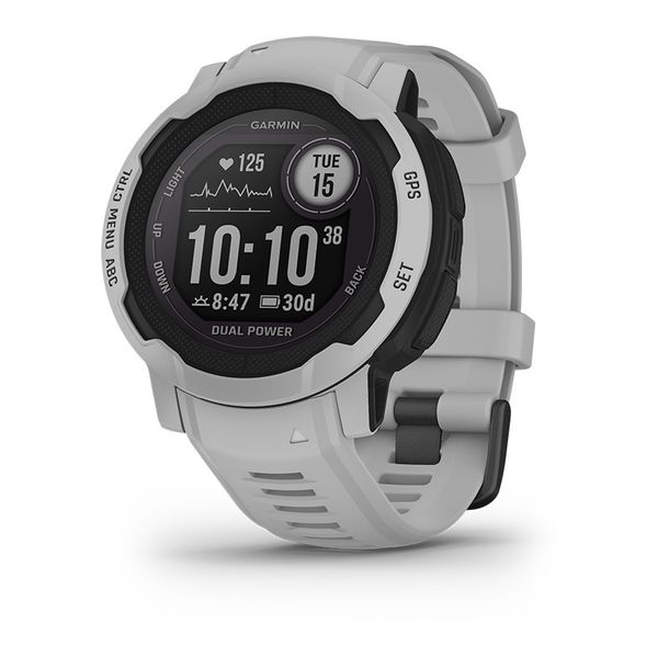 【即日発送】【中古美品】GARMIN ガーミン スマートウォッチ Instinct 2 Dual Power 010-02627-41 GARMIN Mist Gray
