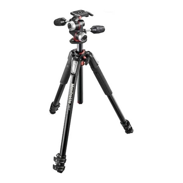【新品】Manfrotto マンフロット 055プロアルミニウム三脚＋RC2付き3ウェイ雲台キット MK055XPRO3-3W