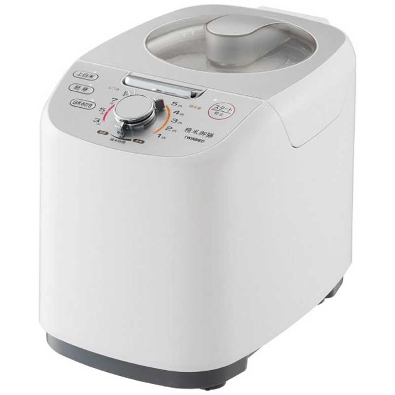【新品】TWINBIRD ツインバード 精米機 精米御膳 1～5合用 MR-E751W ホワイト