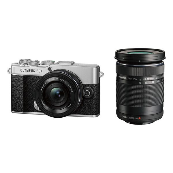 【ラッピング可】【即日発送】【新品】OLYMPUS オリンパス PEN E-P7 EZダブルズームキット EP7WKITSLV シルバー