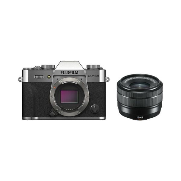 【新品】FUJIFILM フジフイルム X-T30 II XC 15-45mm F3.5-5.6 OIS PZ レンズキット シルバー