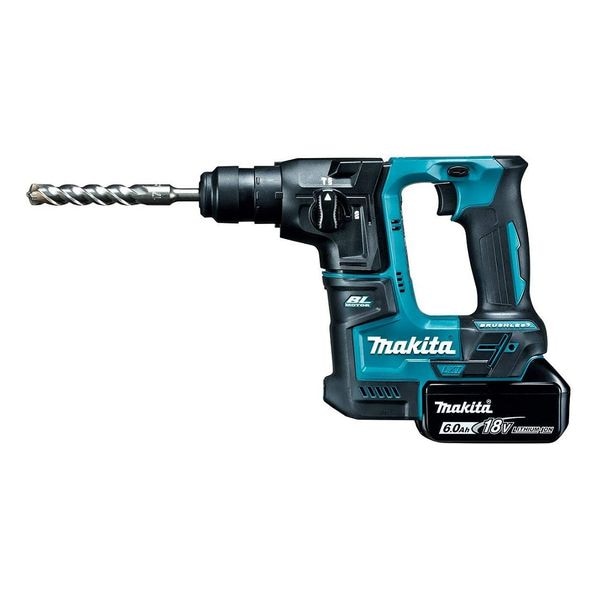 【即日発送】【新品 箱不良・シュリンク破れ品】makita マキタ 充電式ハンマドリル 18V 6.0Ah バッテリ2本・充電器・ケース付 HR171DRGX
