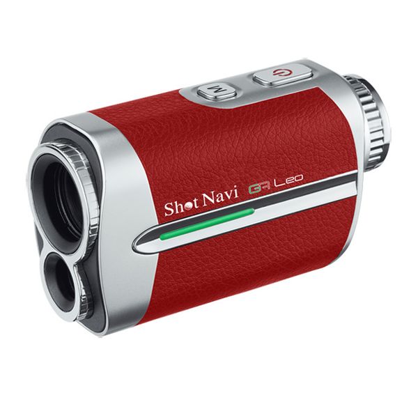 【ラッピング可】【即日発送】【新品】Shot Navi ショットナビ ゴルフ距離計 Voice Laser GR Leo レッド