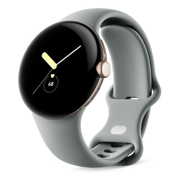 【即日発送】【中古美品】Google グーグル スマートウォッチ Google Pixel Watch Band GA04123-TW Champagne Gold case/Hazel