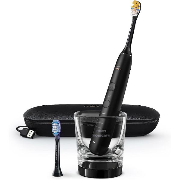 【即日発送】【新品 箱不良・シュリンク破れ品】PHILIPS フィリップス 電動歯ブラシ ソニッケアー ダイヤモンドクリーン 9000 HX9911/99 ブラック