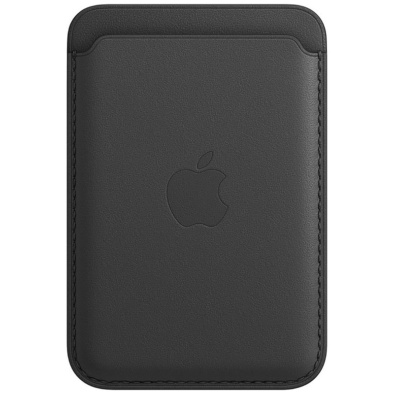 【即日発送】【中古美品】Apple MagSafe対応レザーウォレット iPhone用 MHLR3FE/A ブラック