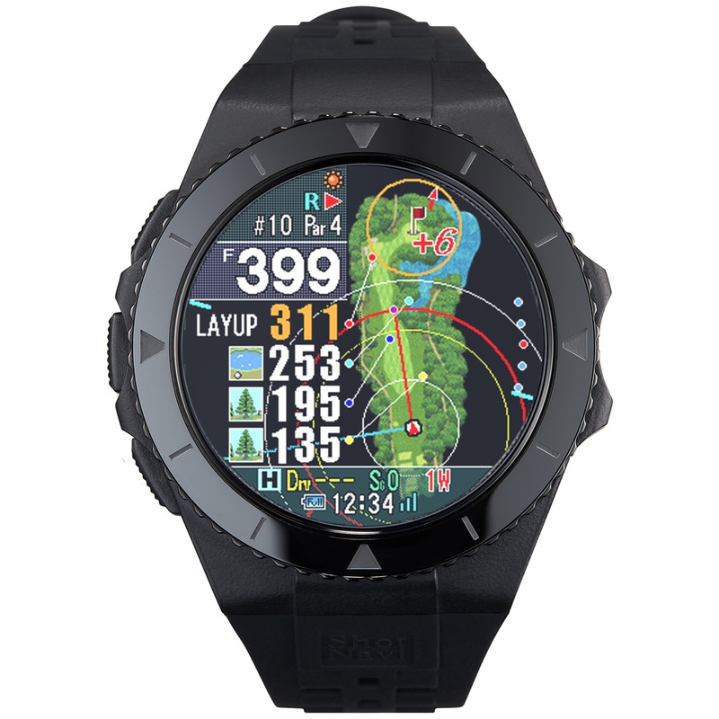 【ラッピング可】【即日発送】【新品】Shot Navi ショットナビ EXCEEDS エクシード Black ブラック