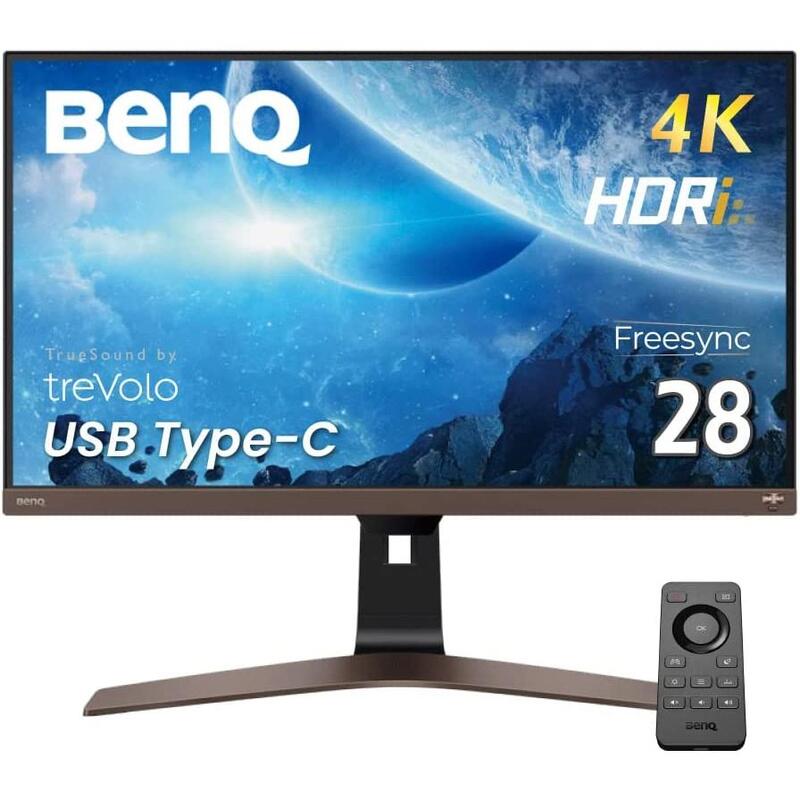 【即日発送】【新品 箱不良・シュリンク破れ品】BenQ ベンキュー エンターテインメントモニター 28インチ EW2880U ブラック