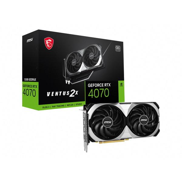 【新品】MSI グラフィックスボード GeForce RTX 4070 VENTUS 2X 12G OC VD8471