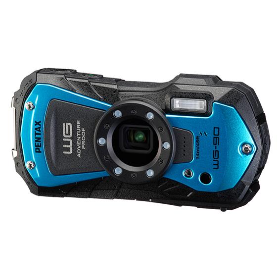 【即日発送】【新品 箱不良・シュリンク破れ品】RICOH PENTAX コンパクトデジタルカメラ WG-90 ブルー
