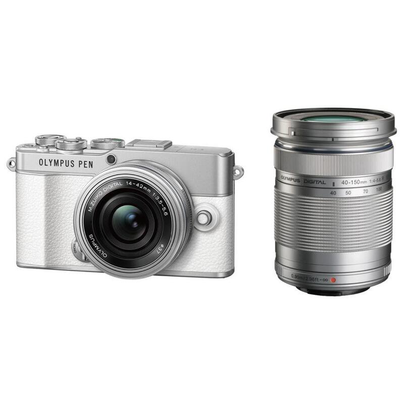【即日発送】【新品 保証開始済み品】OLYMPUS オリンパス ミラーレス一眼カメラ PEN E-P7 EZダブルズームキット ホワイト