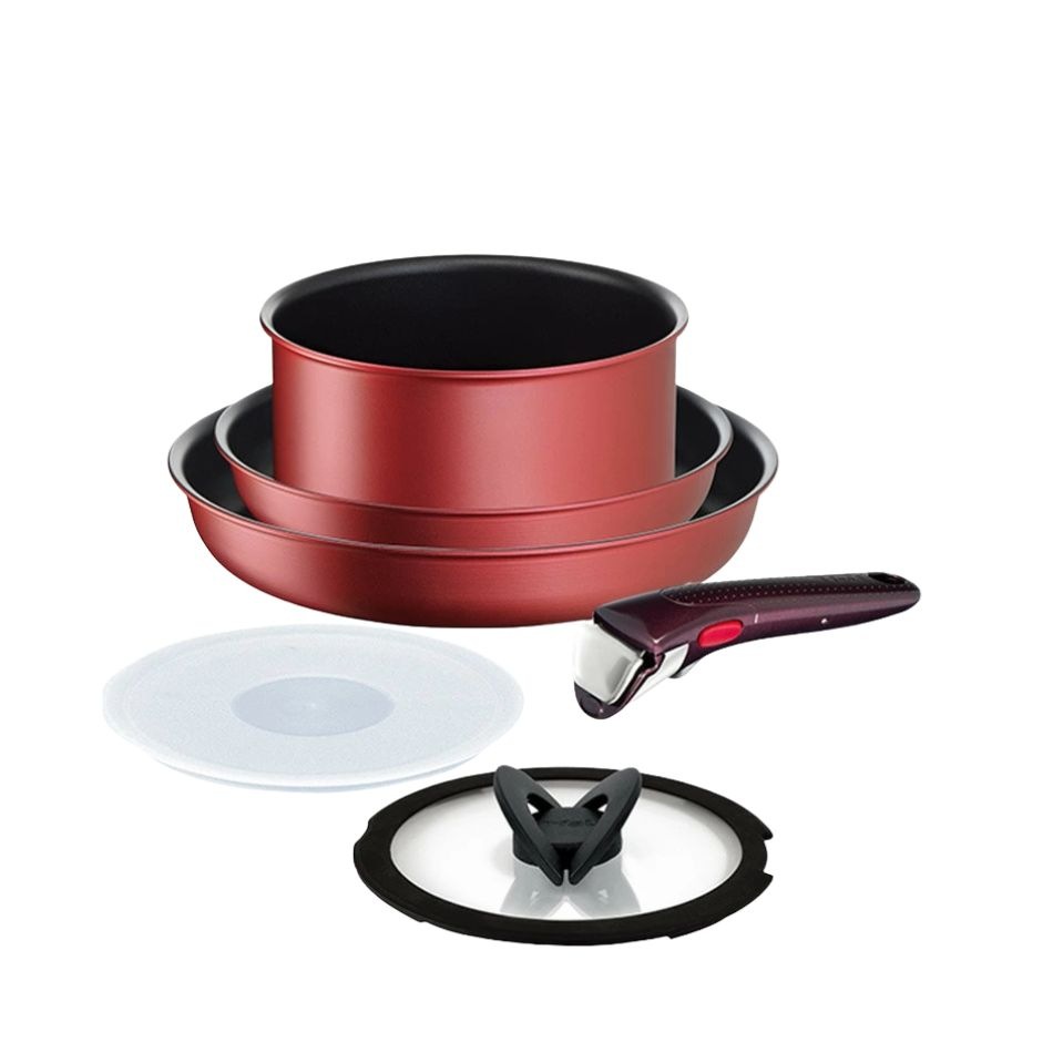 【ラッピング可】【即日発送】【新品 箱不良・シュリンク破れ品】T-fal ティファール フライパン インジニオ・ネオ IHルージュ アンリミテッドセット6 IH対応 6点セット L38391