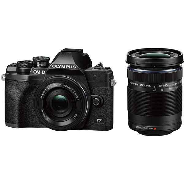 【即日発送】【新品 箱不良・シュリンク破れ品】OLYMPUS オリンパス OM-D E-M10 Mark IV EZダブルズームキット ブラック