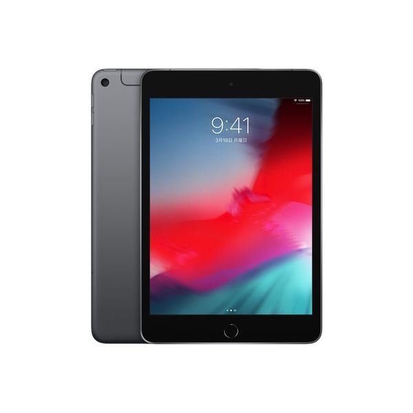【安心!当社1ヶ月保証付き】【整備済品】iPad mini 7.9インチ 第5世代 Wi-Fi+Cellular 64GB スペースグレイ MUX52J/A SIMフリー