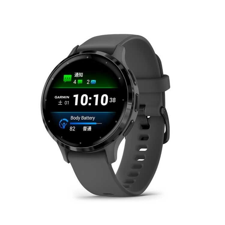【ラッピング可】【新品】GARMIN ガーミン スマートウォッチ Venu 3S 010-02785-40 ブラックセサミ/スレート