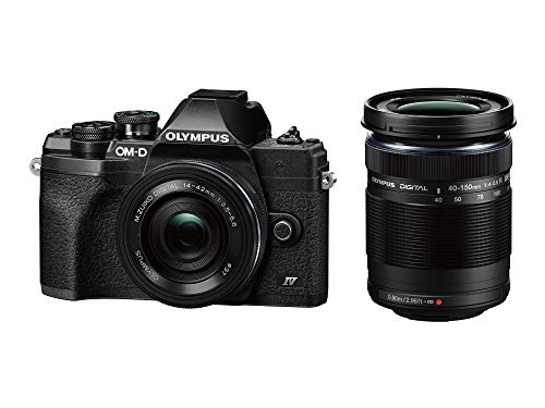 【ラッピング可】【新品 保証開始済み品】OLYMPUS オリンパス OM-D E-M10 Mark IV EZダブルズームキット ブラック