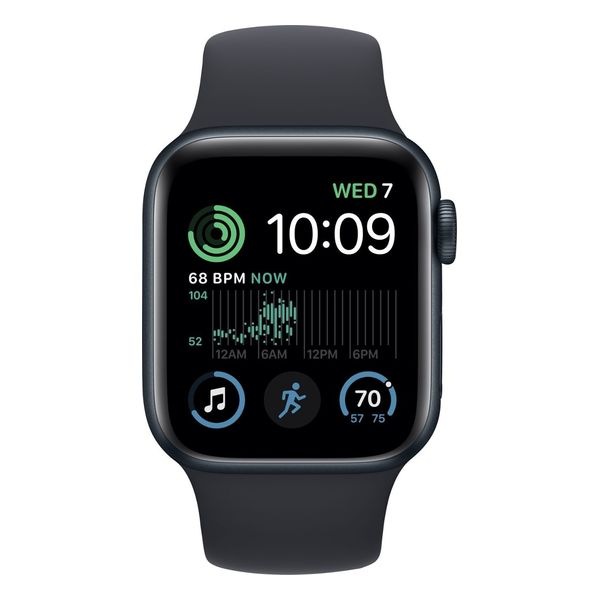 【ラッピング可】【即日発送】【安心！当社1ヶ月保証付き】【整備済品】Apple Watch SE 第2世代 GPSモデル 40mm ミッドナイトアルミニウムケースとミッドナイトスポーツバンド M/L MNT83LL/A