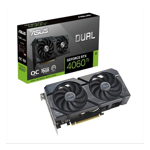 【新品】ASUS エイスース グラフィックボード NVIDIA GeForce RTX 4060 Ti OC Edition