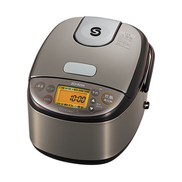 【即日発送】【新品 箱不良・シュリンク破れ品】ZOJIRUSHI 象印マホービン 炊飯器 小容量IH炊飯ジャー 3.0合 NP-GK05-XT ステンレスブラウン