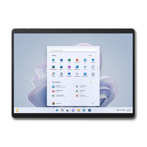 【新品】Microsoft マイクロソフト Surface Pro 9 with 5G メモリ:8GB SSD:256GB RU8-00010 プラチナ