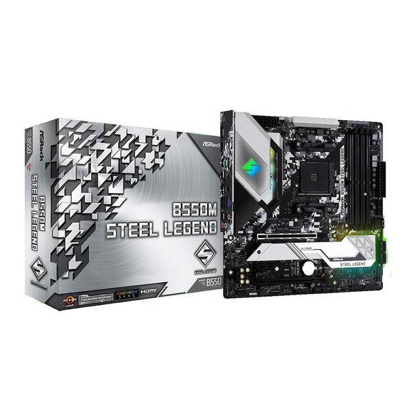 【新品】ASRock アスロック マザーボード B550M Steel Legend