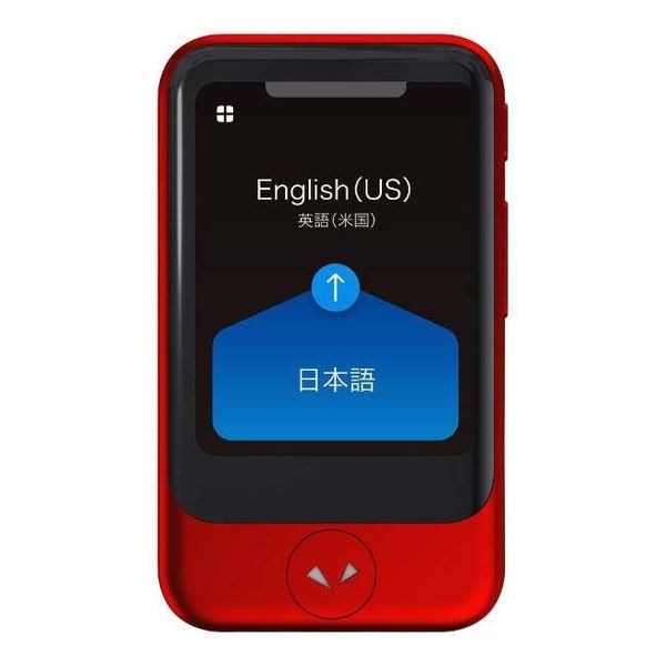 【ラッピング可】【新品】POCKETALK ポケトーク シリーズ レッド+専用グローバルSIM（2年） PTSGR レッド