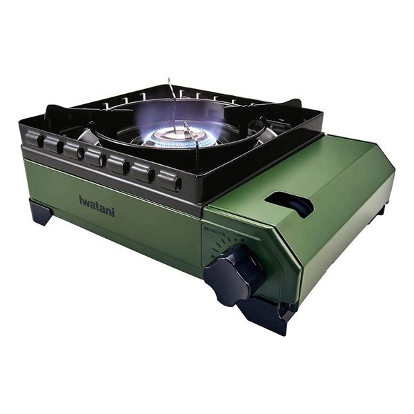 【ラッピング可】【新品】Iwatani イワタニ カセットコンロ タフまる CB-ODX-1 オリーブ