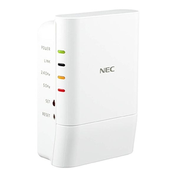 【新品】NEC エヌイーシー 無線LAN中継機 PA-W1200EX ホワイト