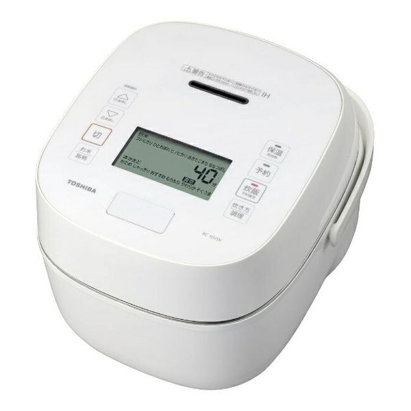【即日発送】【新品】TOSHIBA 東芝 炊飯器 炎匠炊き 5.5合 RC-10VSV(W) グランホワイト